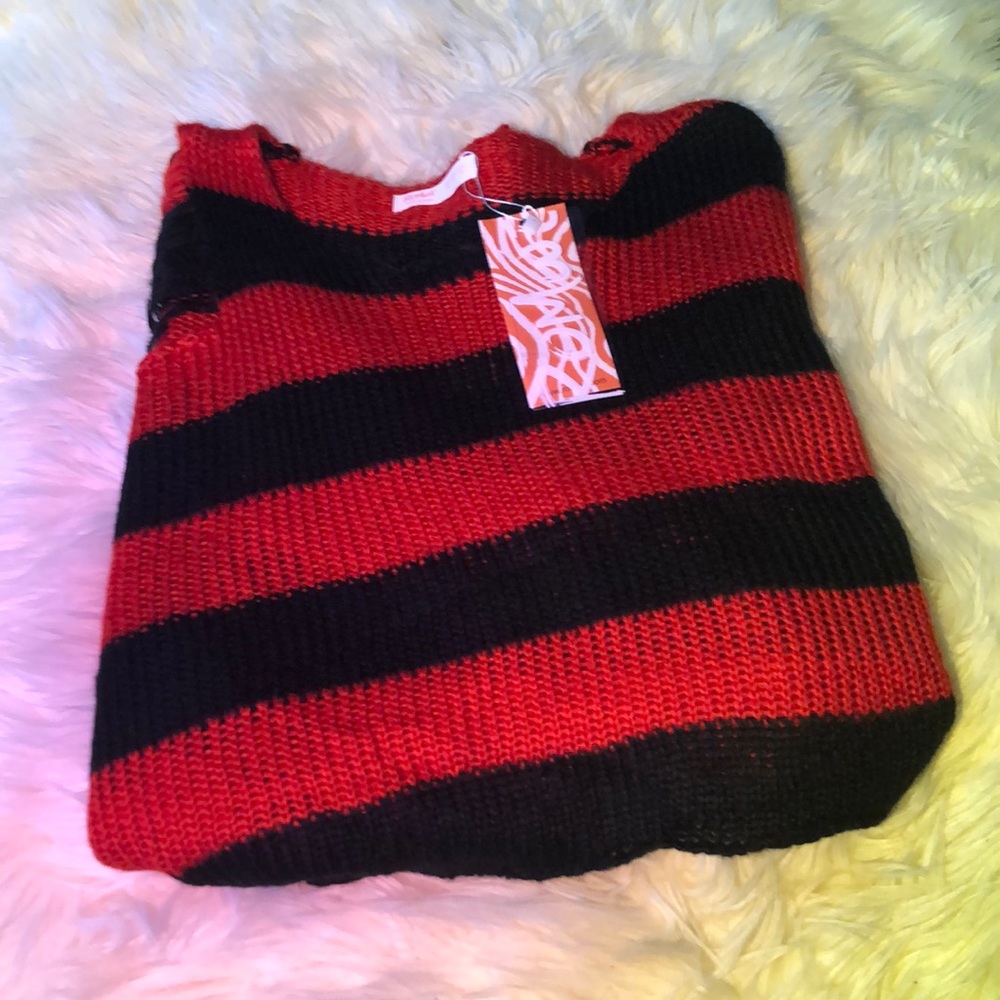 romwe ripped up distressed sweater